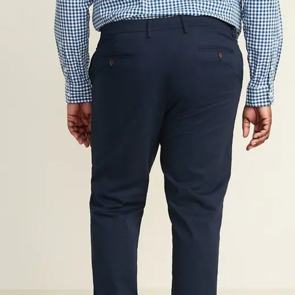 Navy Slim Ultimate Built-In Flex Chino Pants - Picture 2 of 6